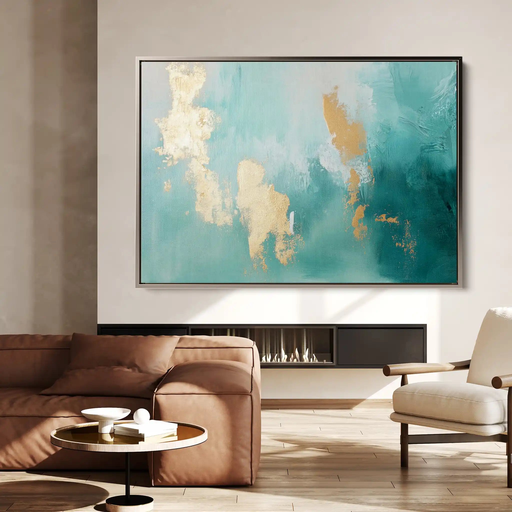Abstract 462 Canvas Art 60 x 40 cm / Black