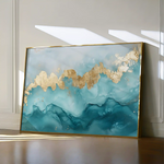 Abstract 463 Canvas Art 60 x 40 cm / Black