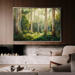 Landscape 463 Canvas Art 60 x 40 cm / Black