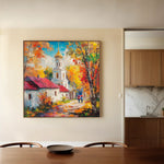 Landscape 464 Canvas Art 60 x 60 cm / Black
