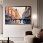 Landscape 465 Canvas Art 60 x 40 cm / Black