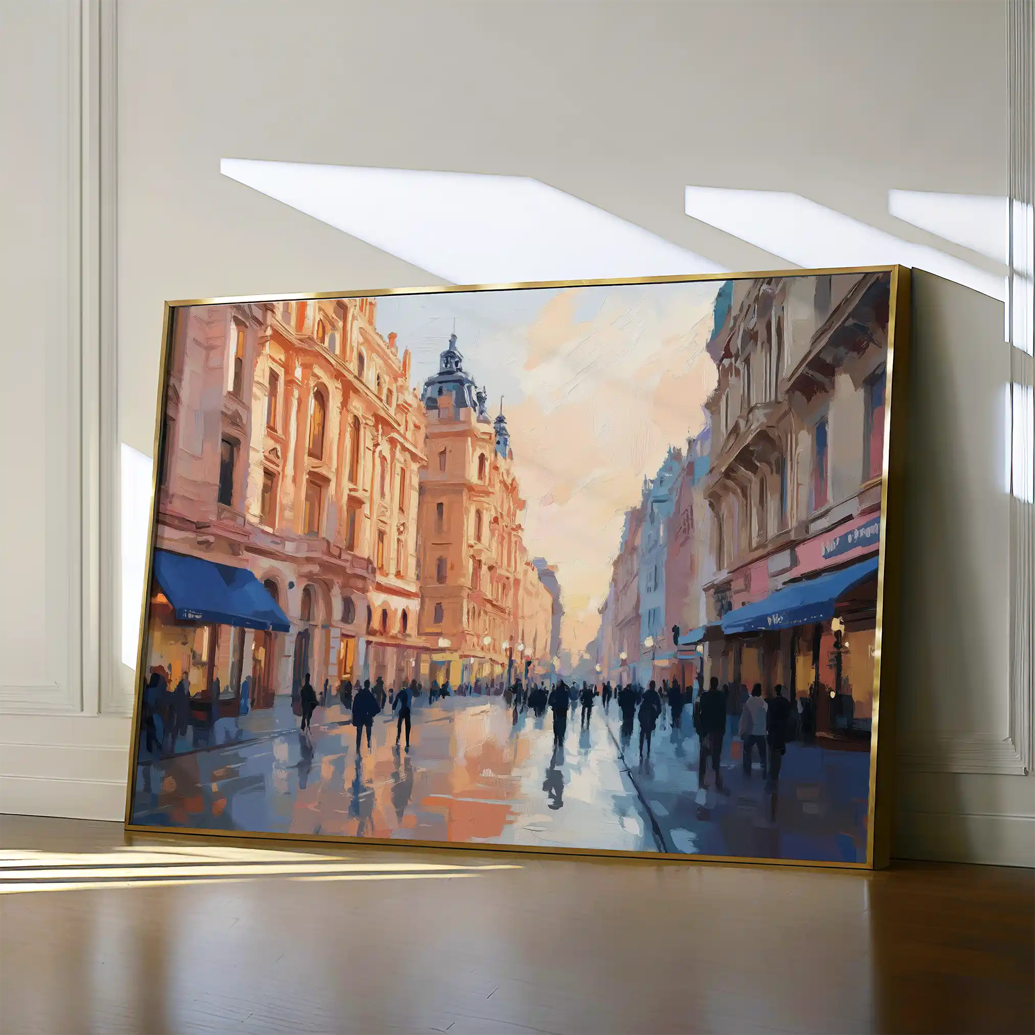 Landscape 465 Canvas Art 60 x 40 cm / Black