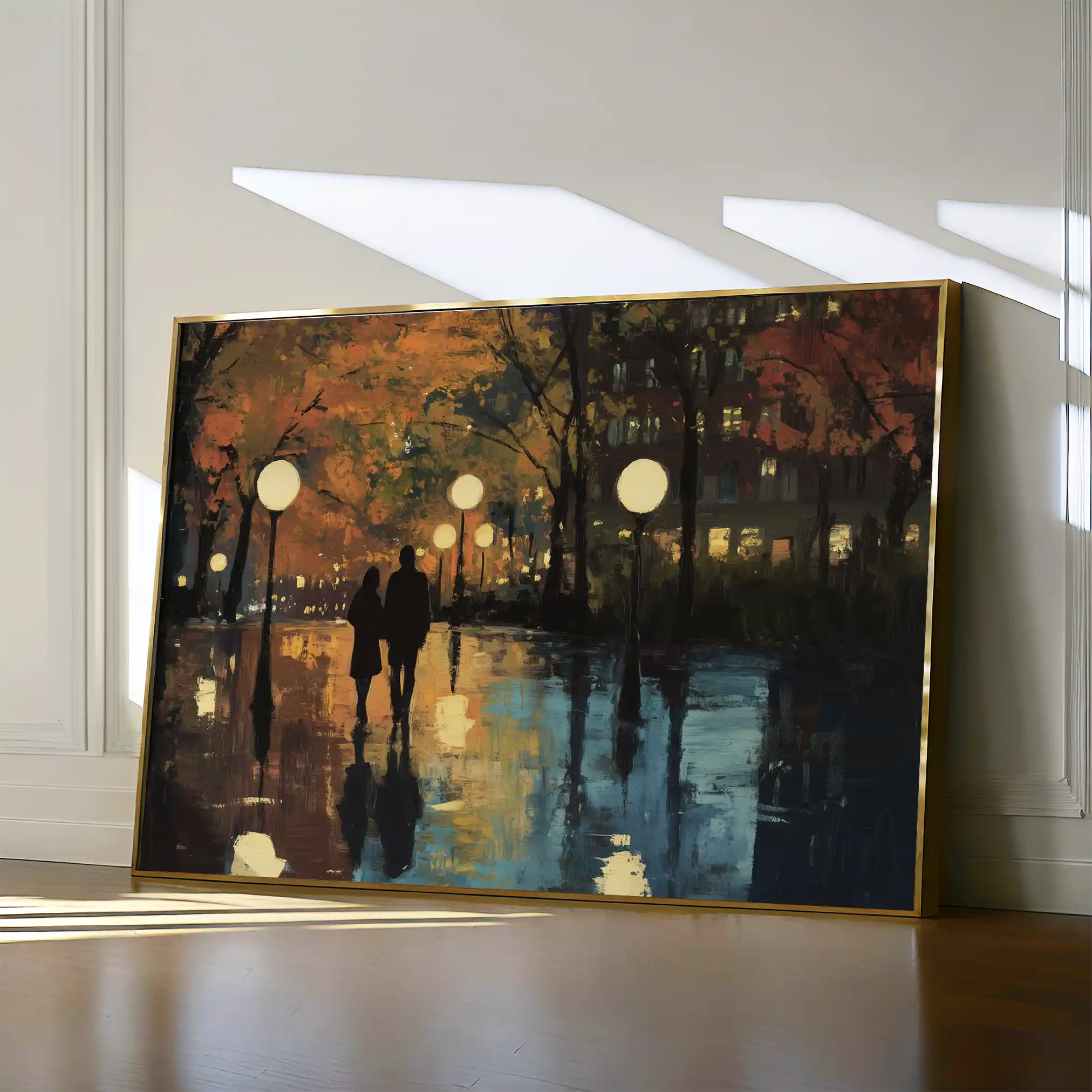 Landscape 466 Canvas Art 60 x 40 cm / Black