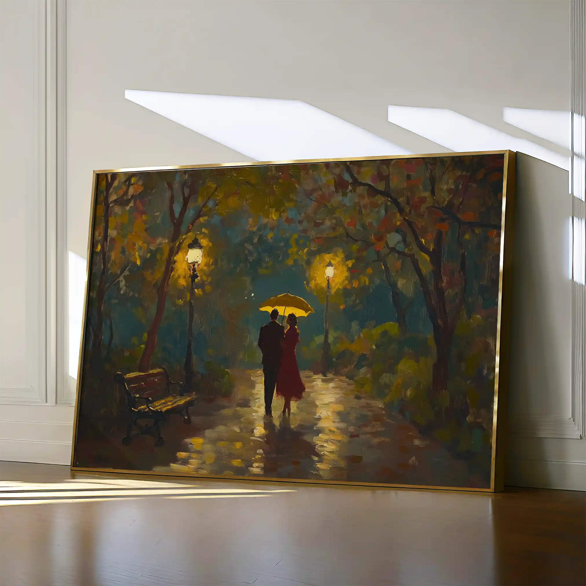 Landscape 468 Canvas Art 60 x 40 cm / Black