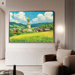 Landscape 469 Canvas Art 60 x 40 cm / Black