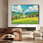 Landscape 469 Canvas Art 60 x 40 cm / Black