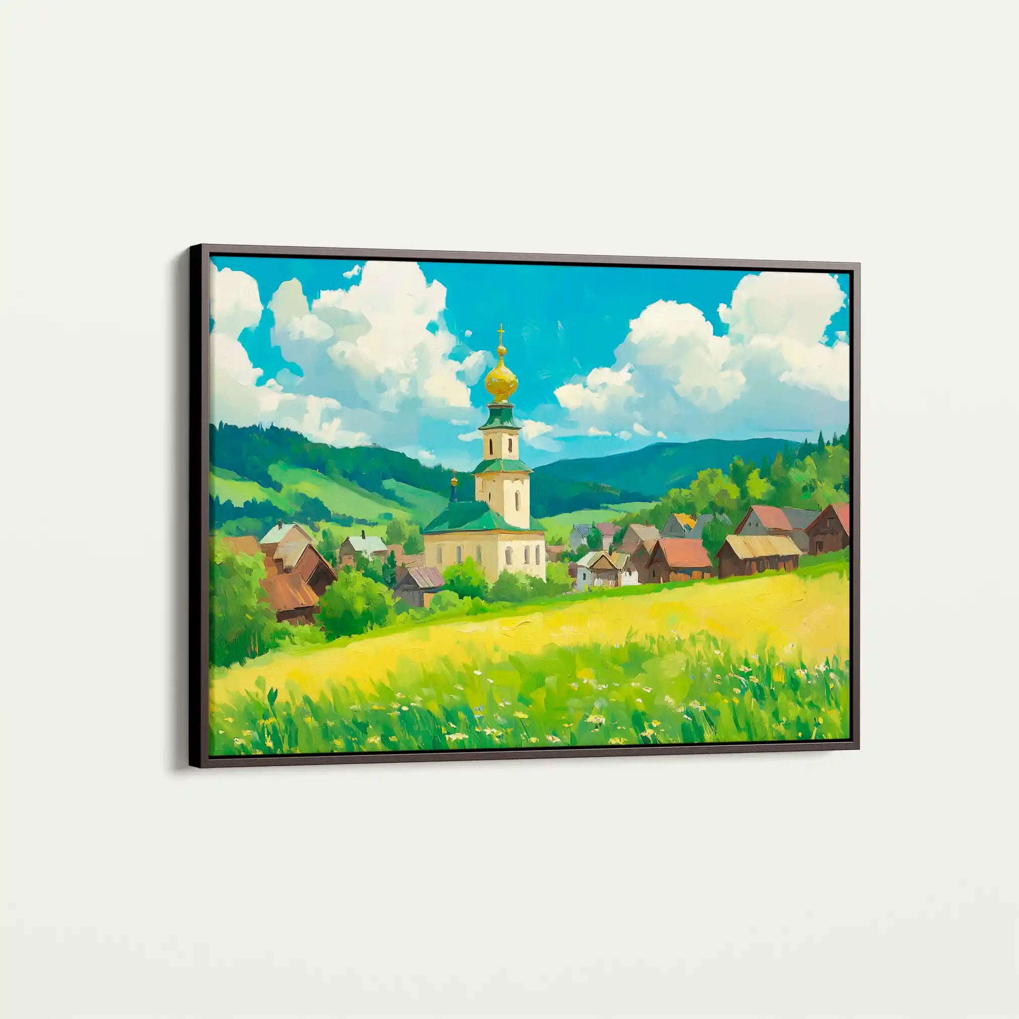 Landscape 469 Canvas Art 60 x 40 cm / Black