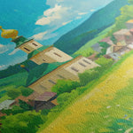 Landscape 469 Canvas Art 60 x 40 cm / Black