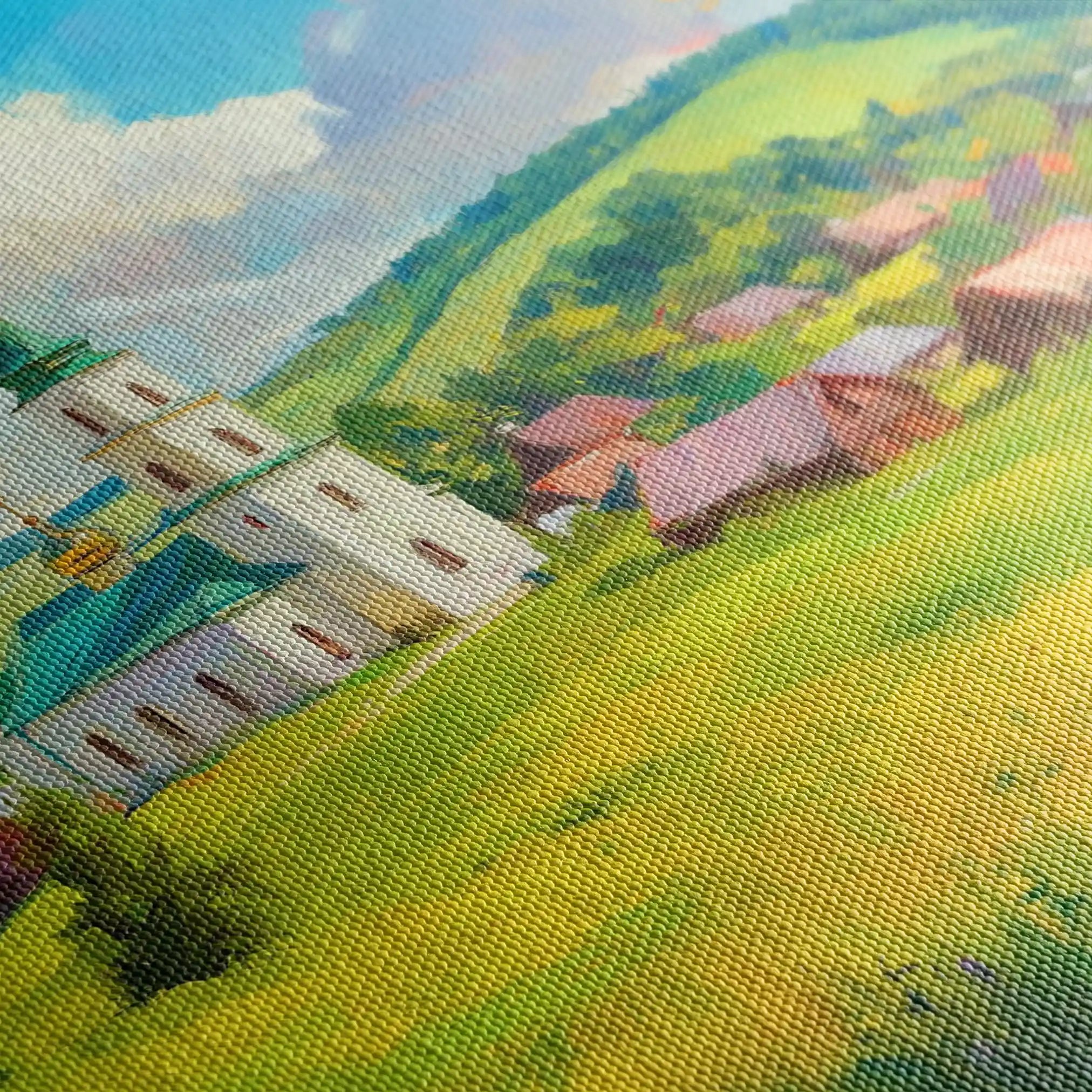 Landscape 470 Canvas Art 60 x 40 cm / Black