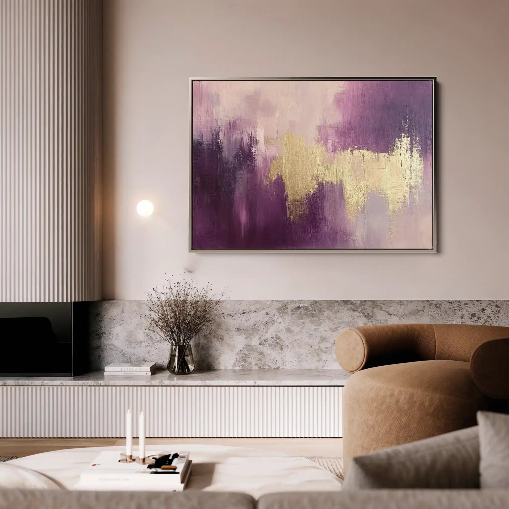 Abstract 472 Canvas Art 60 x 40 cm / Black