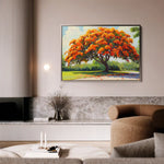 Landscape 472 Canvas Art 60 x 40 cm / Black