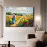 Landscape 475 Canvas Art 60 x 40 cm / Black