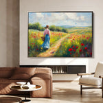 Landscape 475 Canvas Art 60 x 40 cm / Black