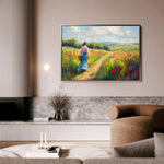 Landscape 475 Canvas Art 60 x 40 cm / Black