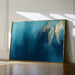 Abstract 476 Canvas Art 60 x 40 cm / Black