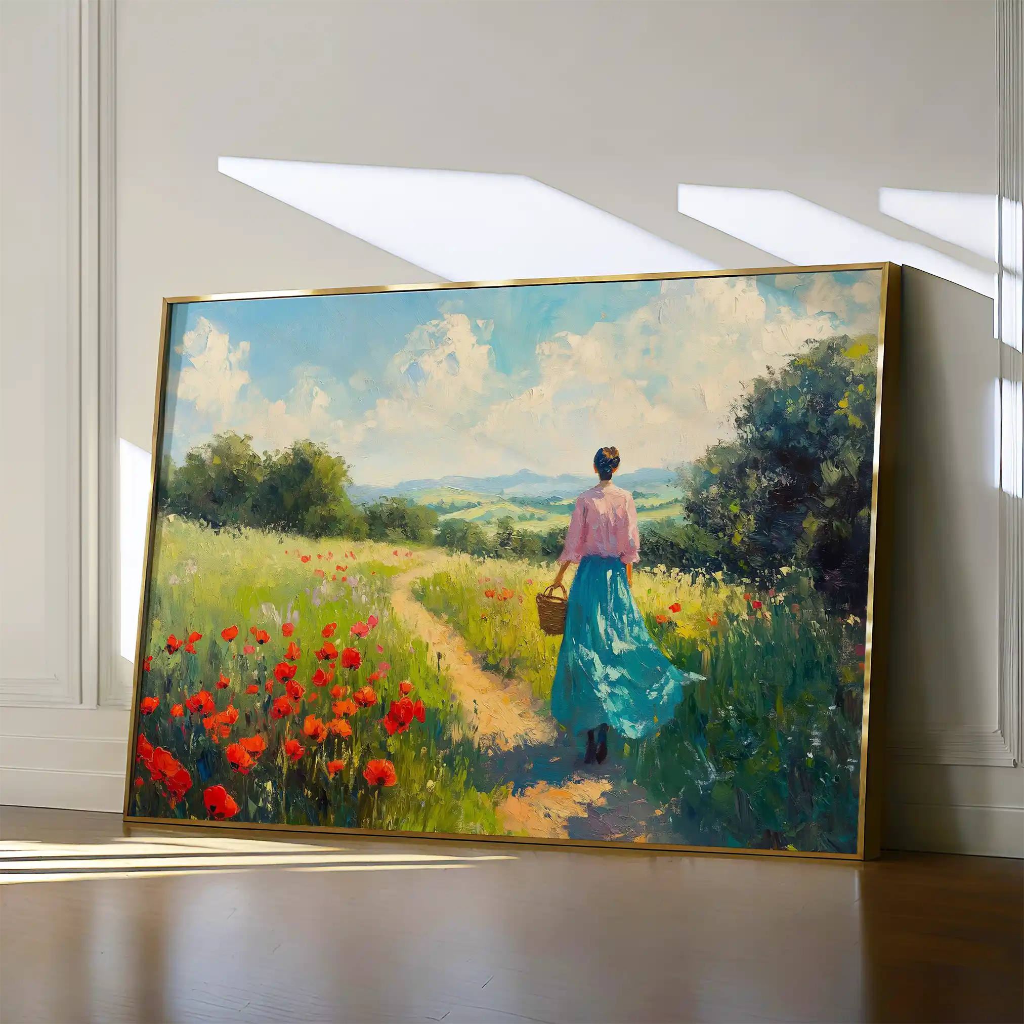 Landscape 476 Canvas Art 60 x 40 cm / Black