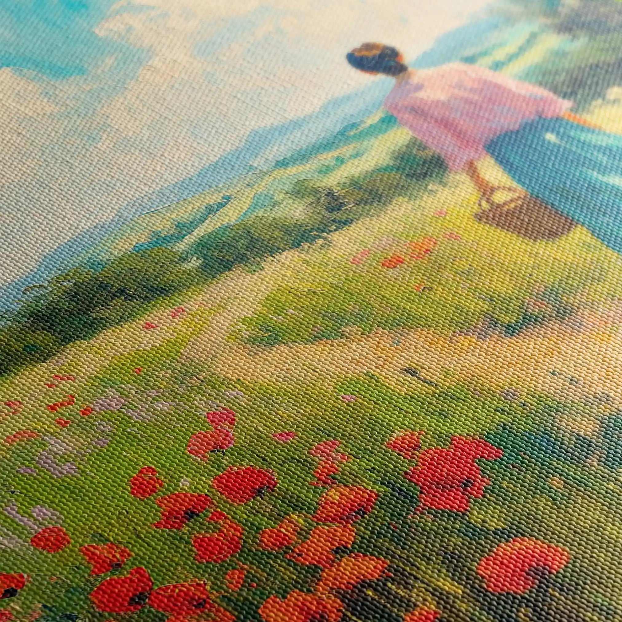 Landscape 476 Canvas Art 60 x 40 cm / Black