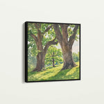 Landscape 478 Canvas Art 60 x 60 cm / Black