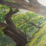 Landscape 478 Canvas Art 60 x 60 cm / Black