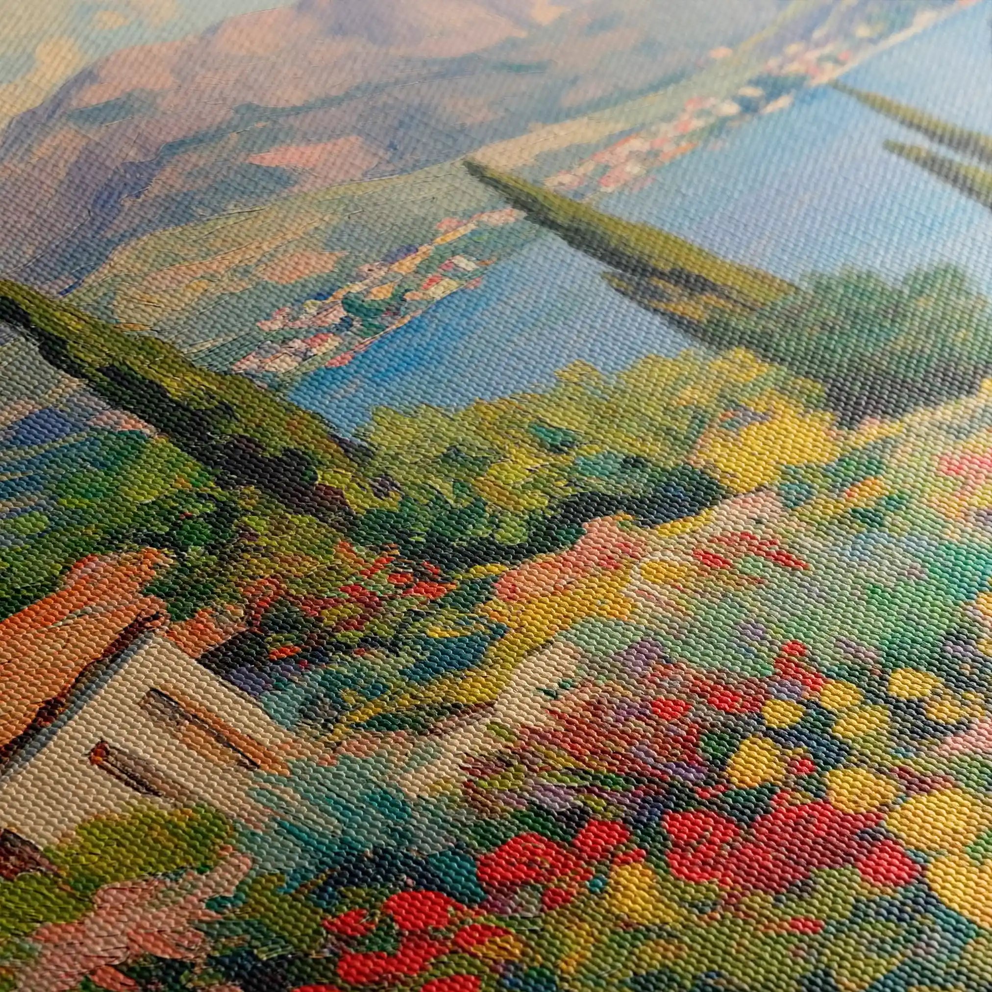 Landscape 480 Canvas Art 60 x 40 cm / Black