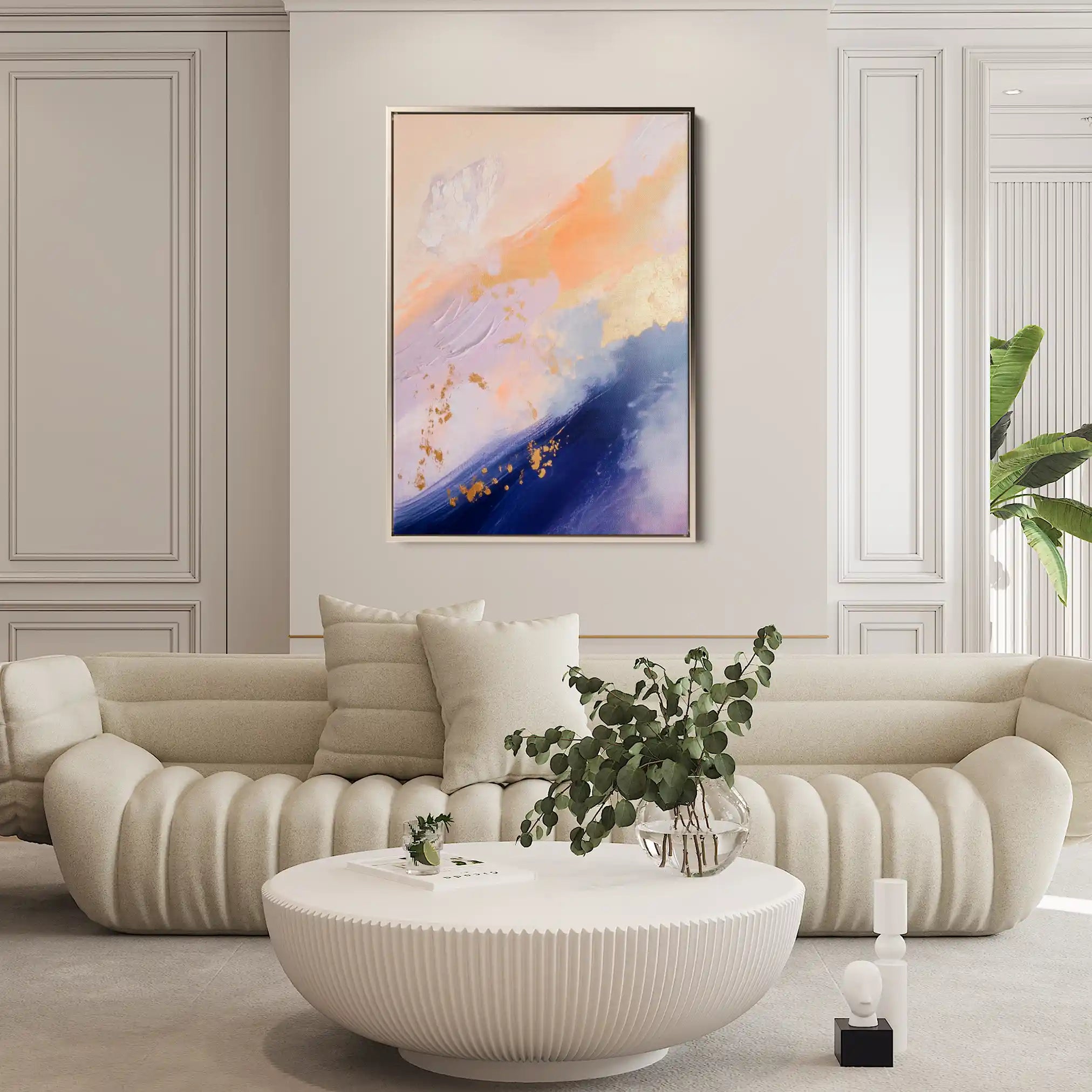 Abstract 481 Canvas Art 60 x 40 cm / Black