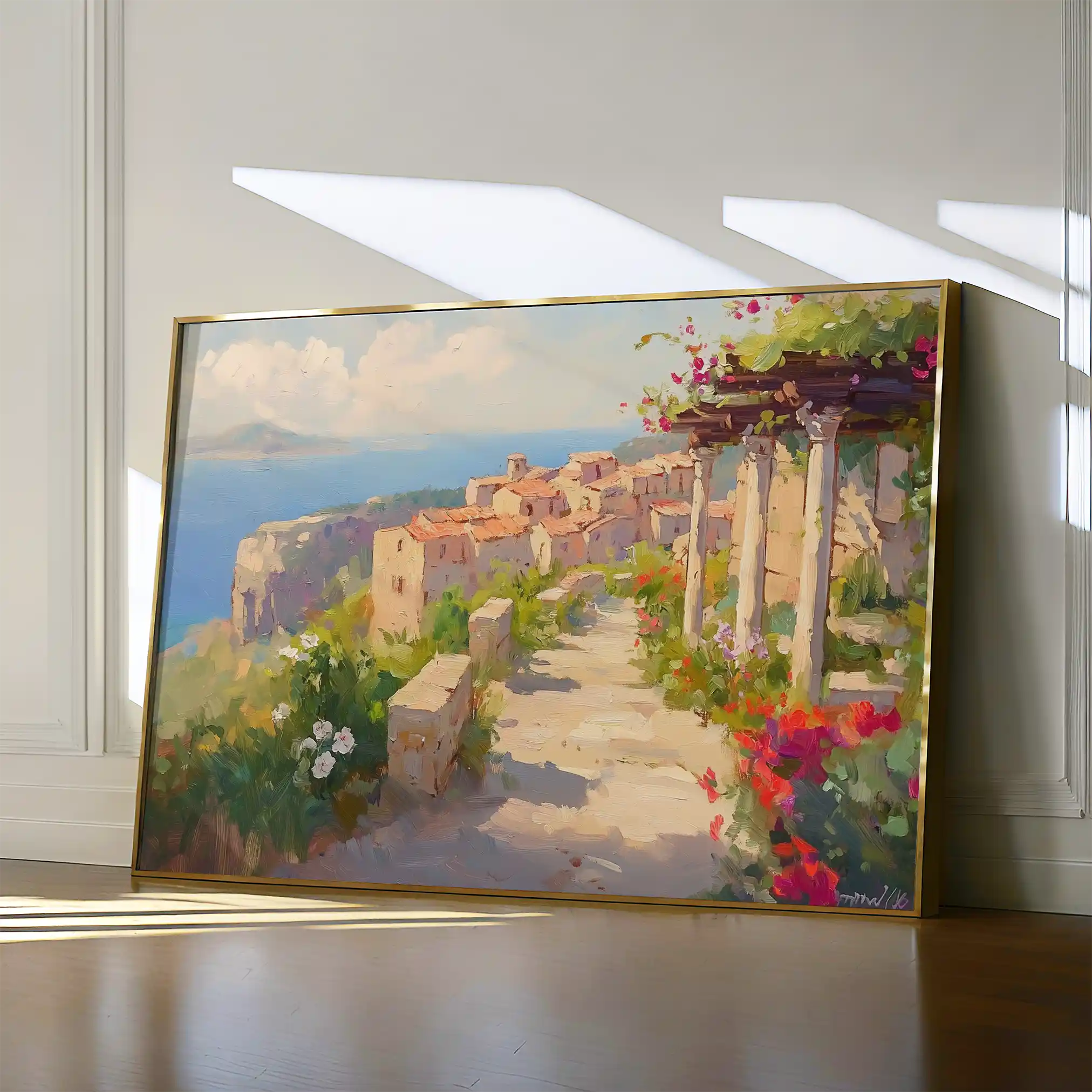 Landscape 482 Canvas Art 60 x 40 cm / Black