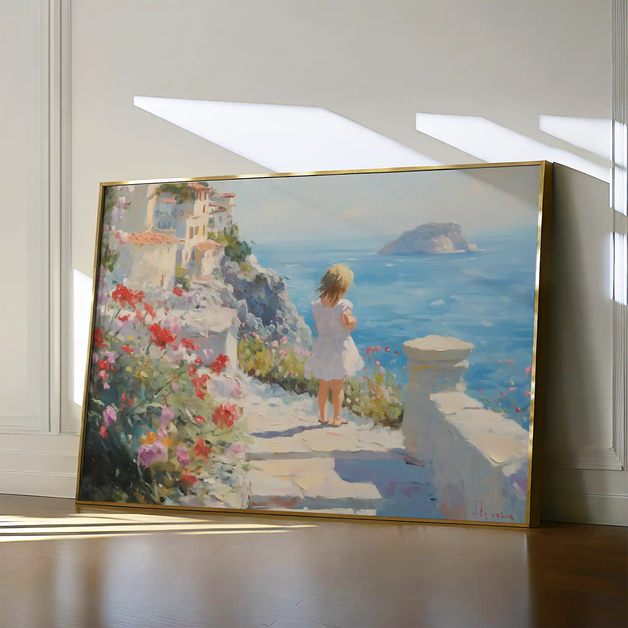 Landscape 483 Canvas Art 60 x 40 cm / Black