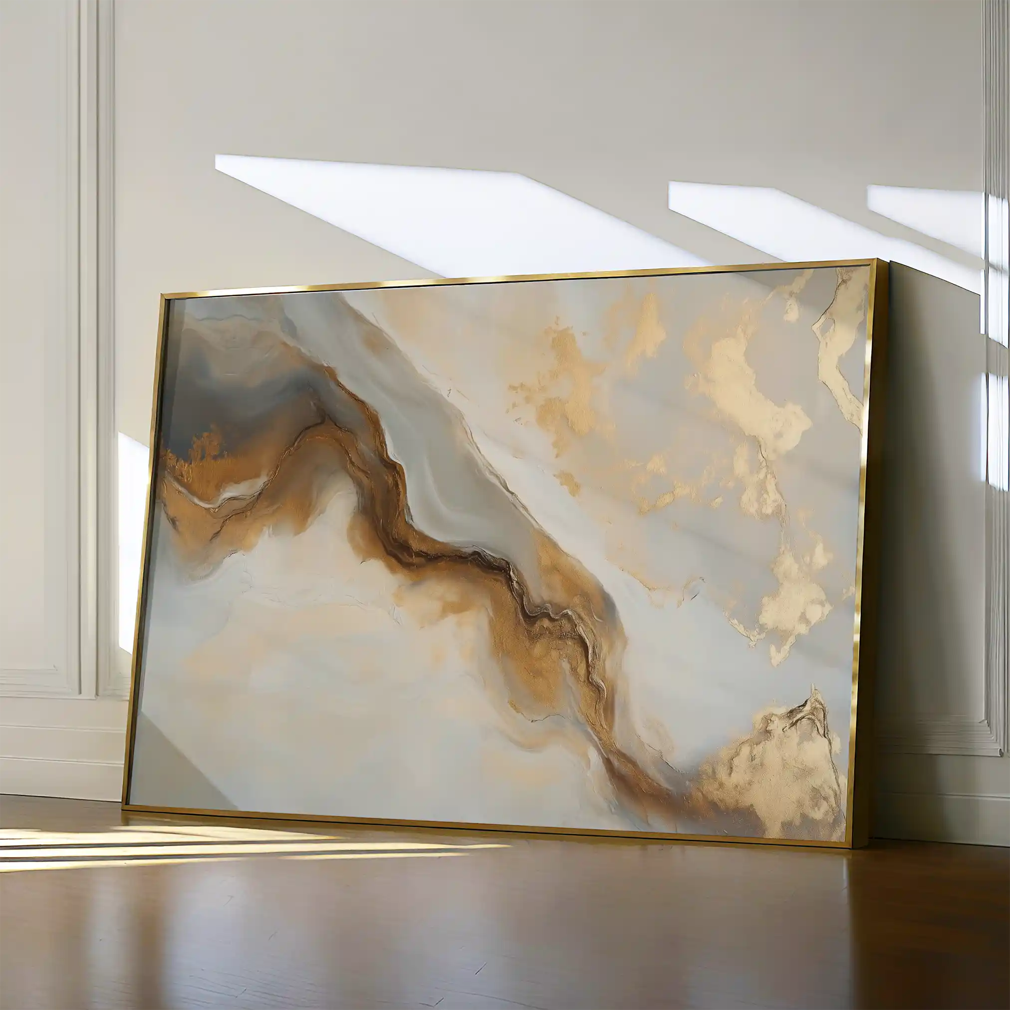 Abstract 484 Canvas Art 60 x 40 cm / Black