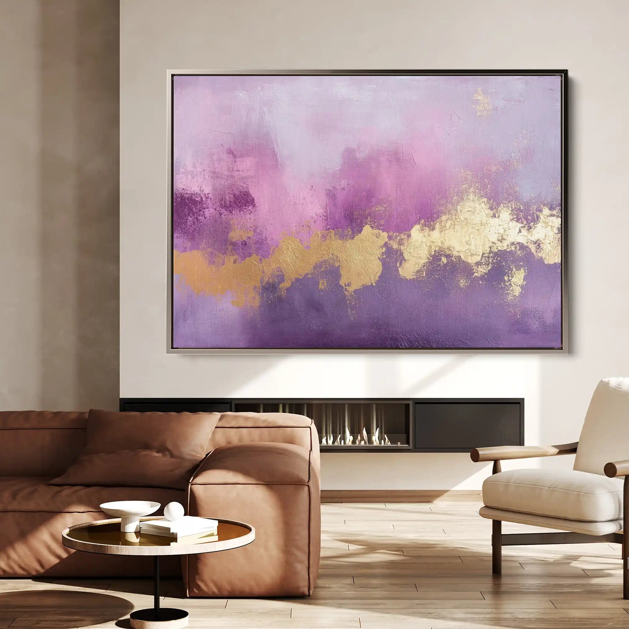 Abstract 485 Canvas Art 60 x 40 cm / Black