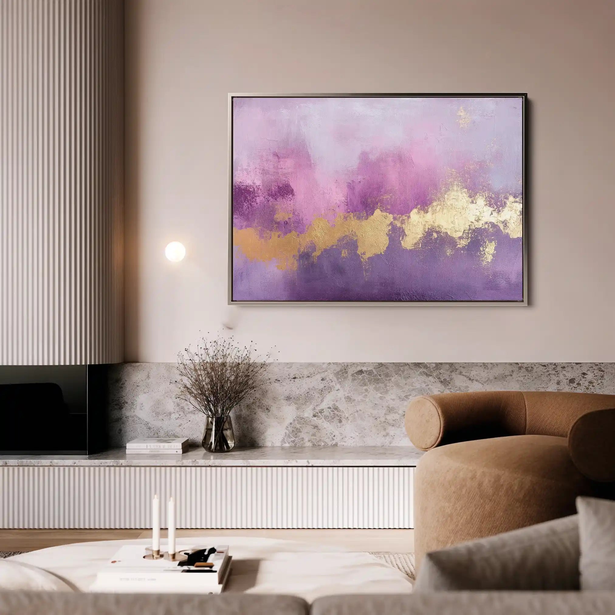 Abstract 485 Canvas Art 60 x 40 cm / Black