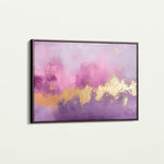 Abstract 485 Canvas Art 60 x 40 cm / Black