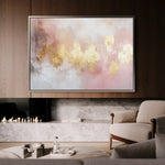 Abstract 486 Canvas Art 60 x 40 cm / Black