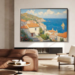 Landscape 486 Canvas Art 60 x 40 cm / Black