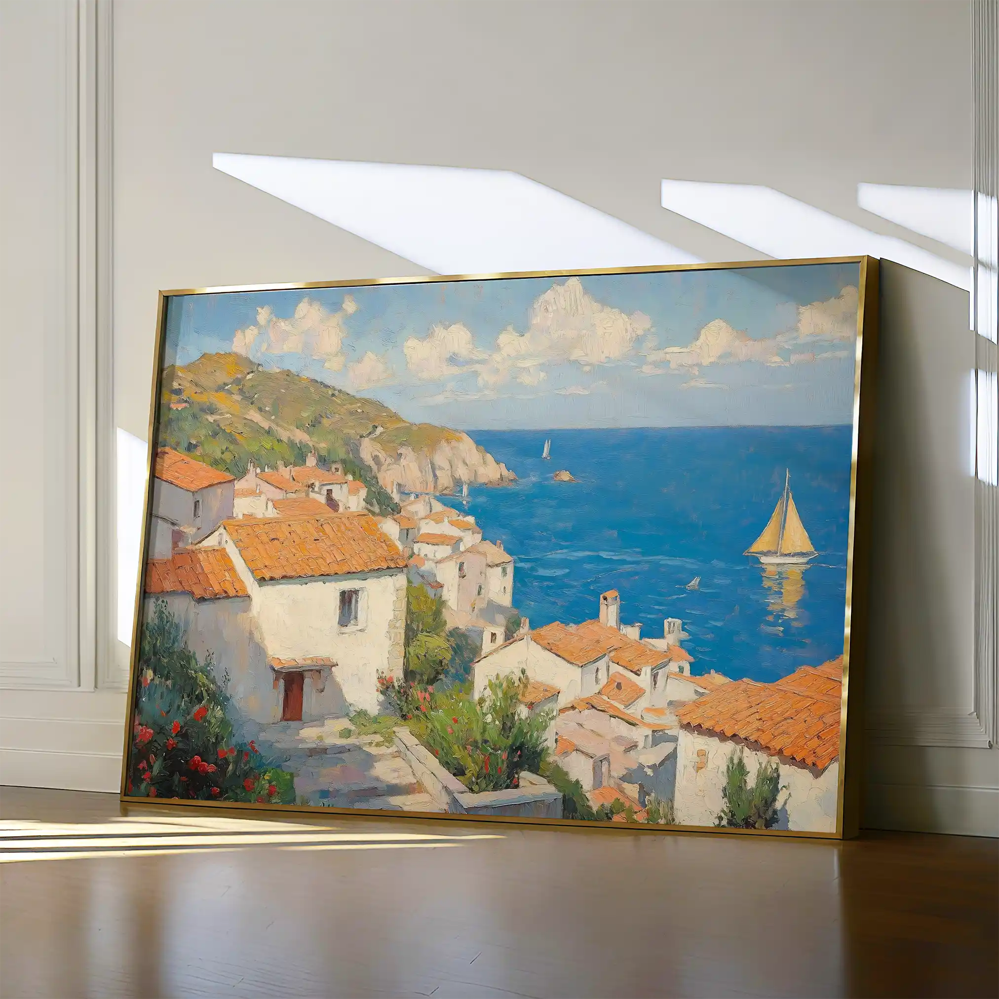 Landscape 486 Canvas Art 60 x 40 cm / Black