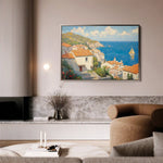 Landscape 486 Canvas Art 60 x 40 cm / Black