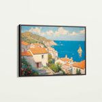 Landscape 486 Canvas Art 60 x 40 cm / Black