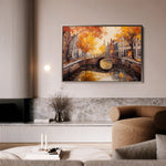 Landscape 487 Canvas Art 60 x 40 cm / Black