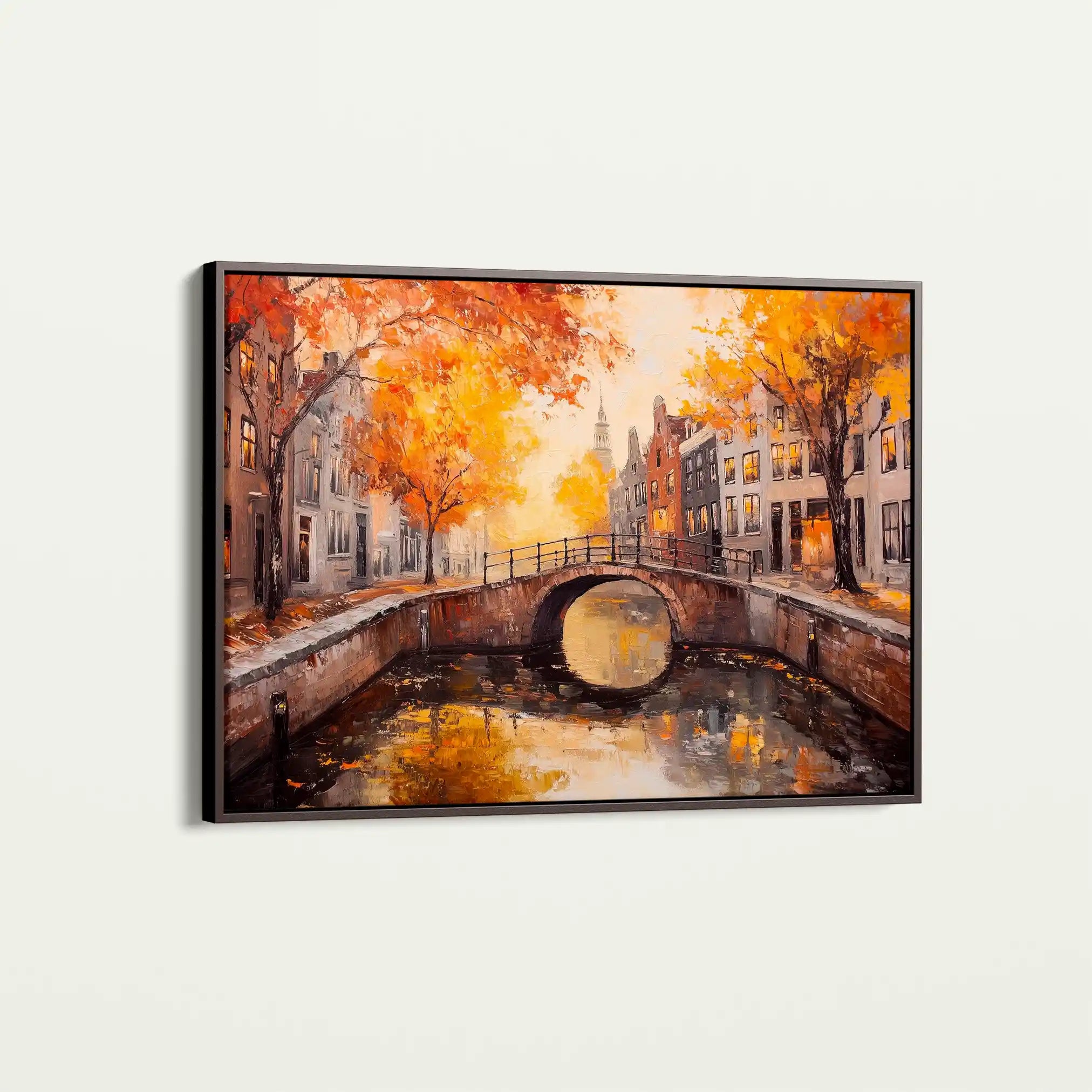Landscape 487 Canvas Art 60 x 40 cm / Black