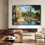 Landscape 488 Canvas Art 60 x 40 cm / Black