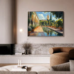 Landscape 488 Canvas Art 60 x 40 cm / Black