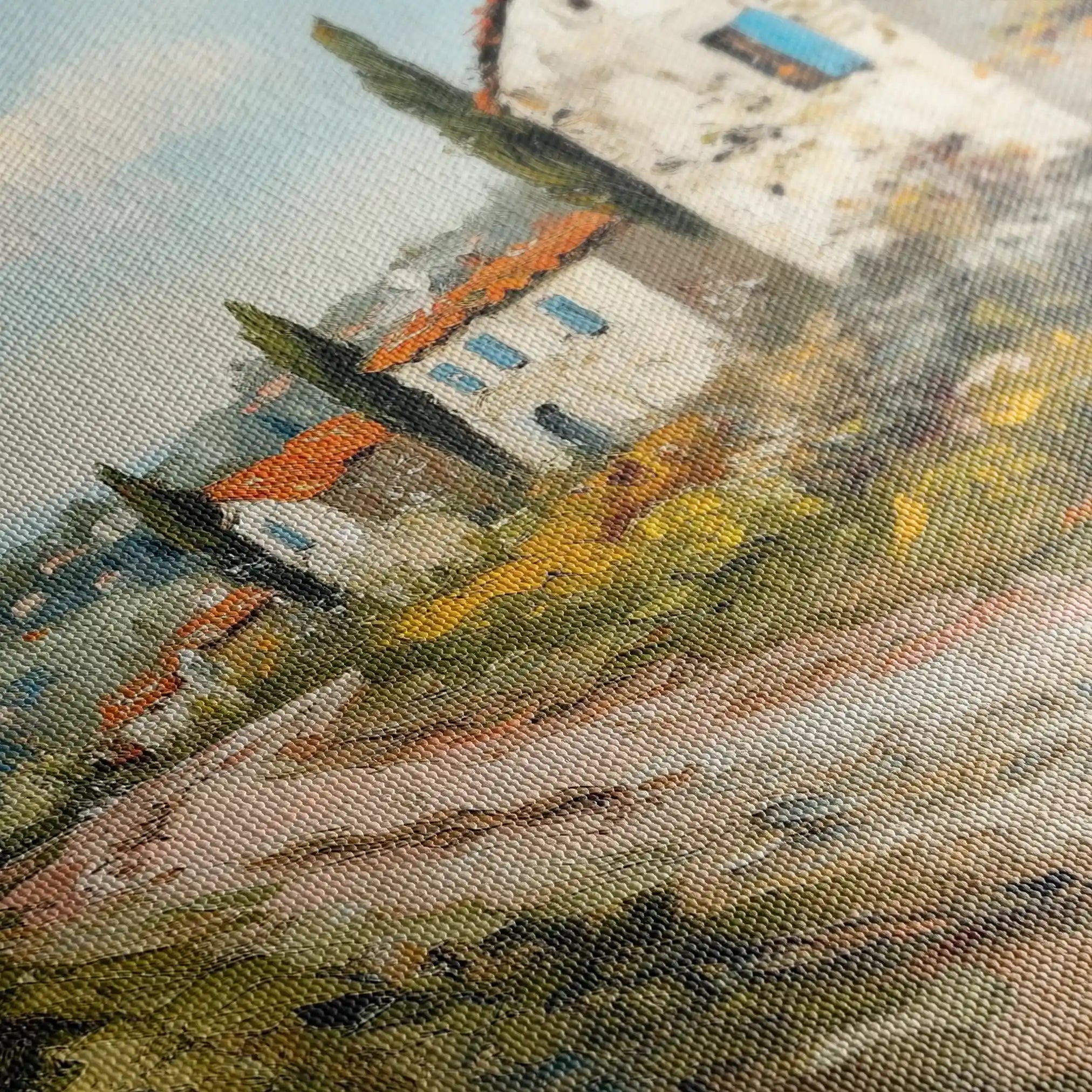 Landscape 490 Canvas Art 60 x 40 cm / Black