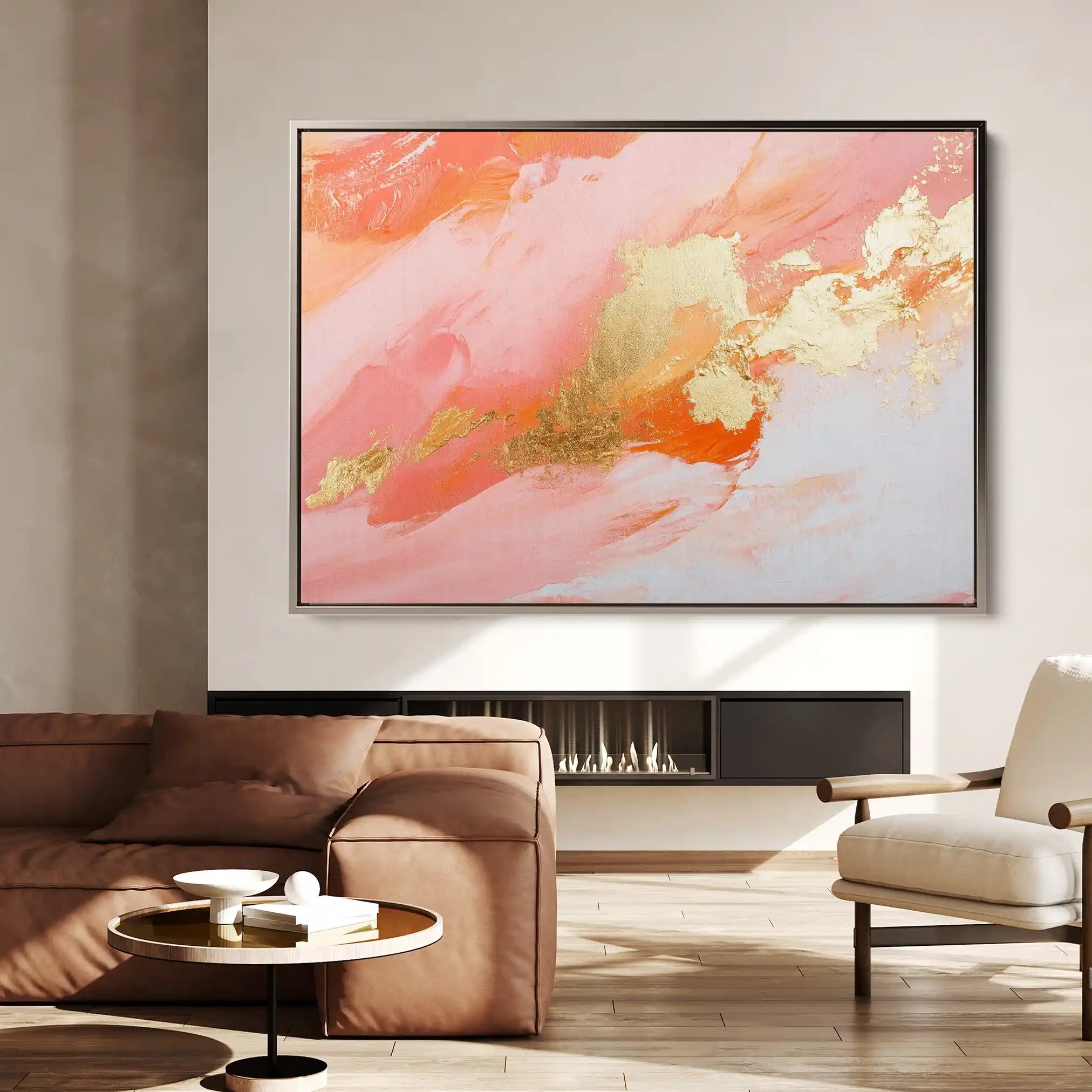 Abstract 491 Canvas Art 60 x 40 cm / Black