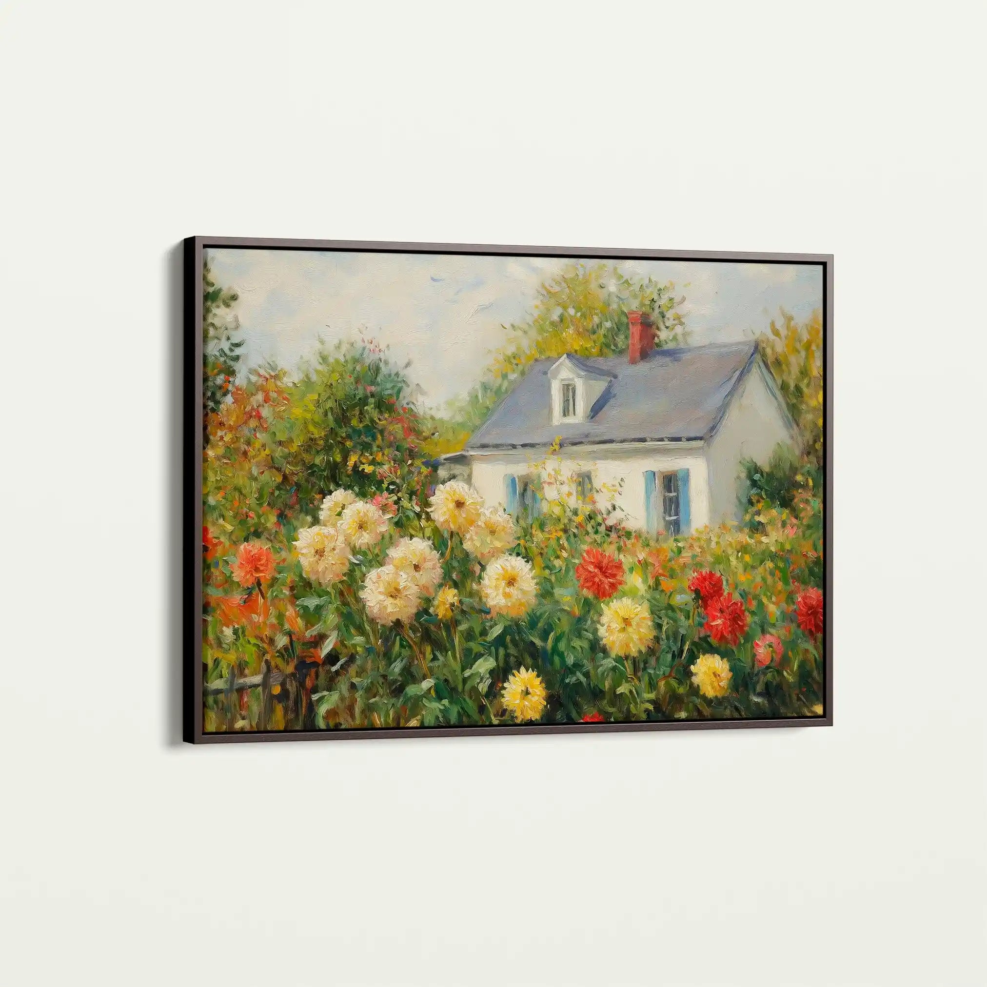 Landscape 491 Canvas Art 60 x 40 cm / Black