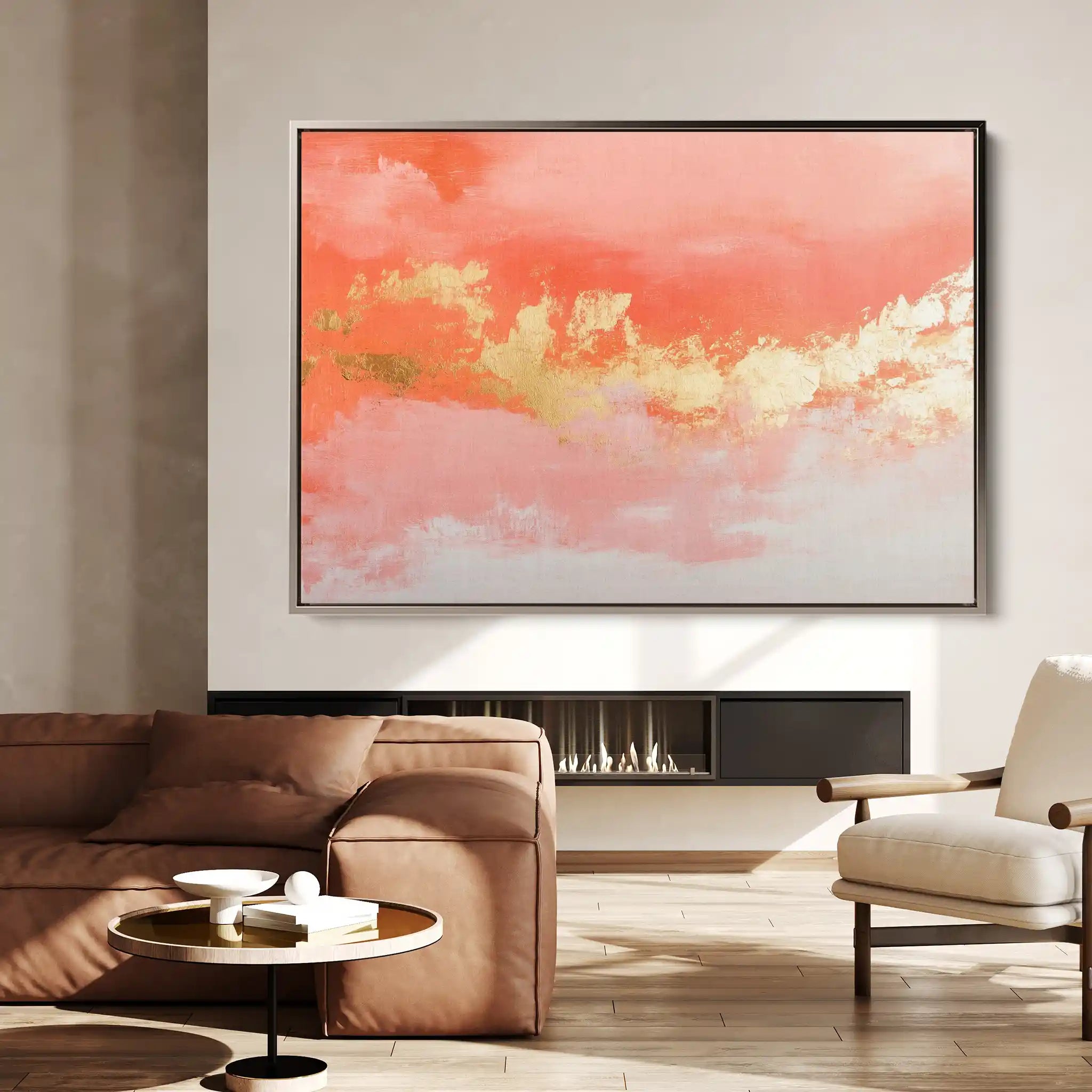 Abstract 492 Canvas Art 60 x 40 cm / Black