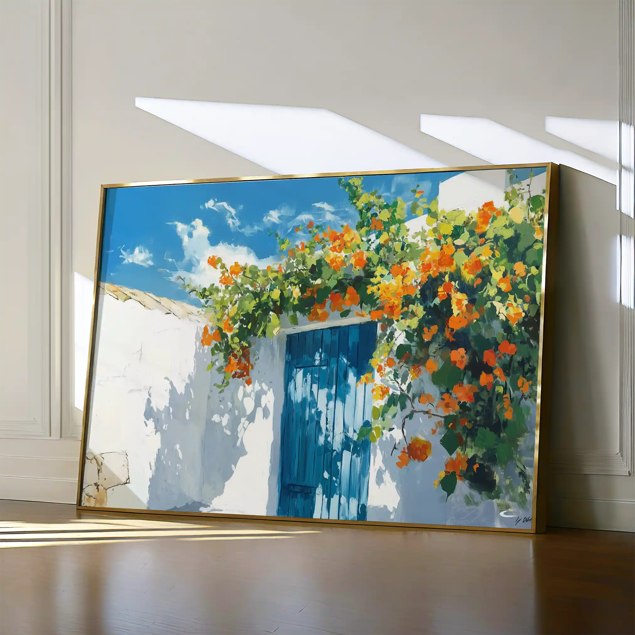 Landscape 493 Canvas Art 60 x 40 cm / Black