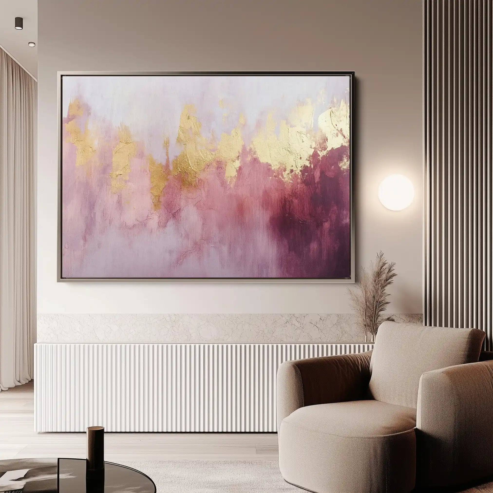 Abstract 494 Canvas Art 60 x 40 cm / Black