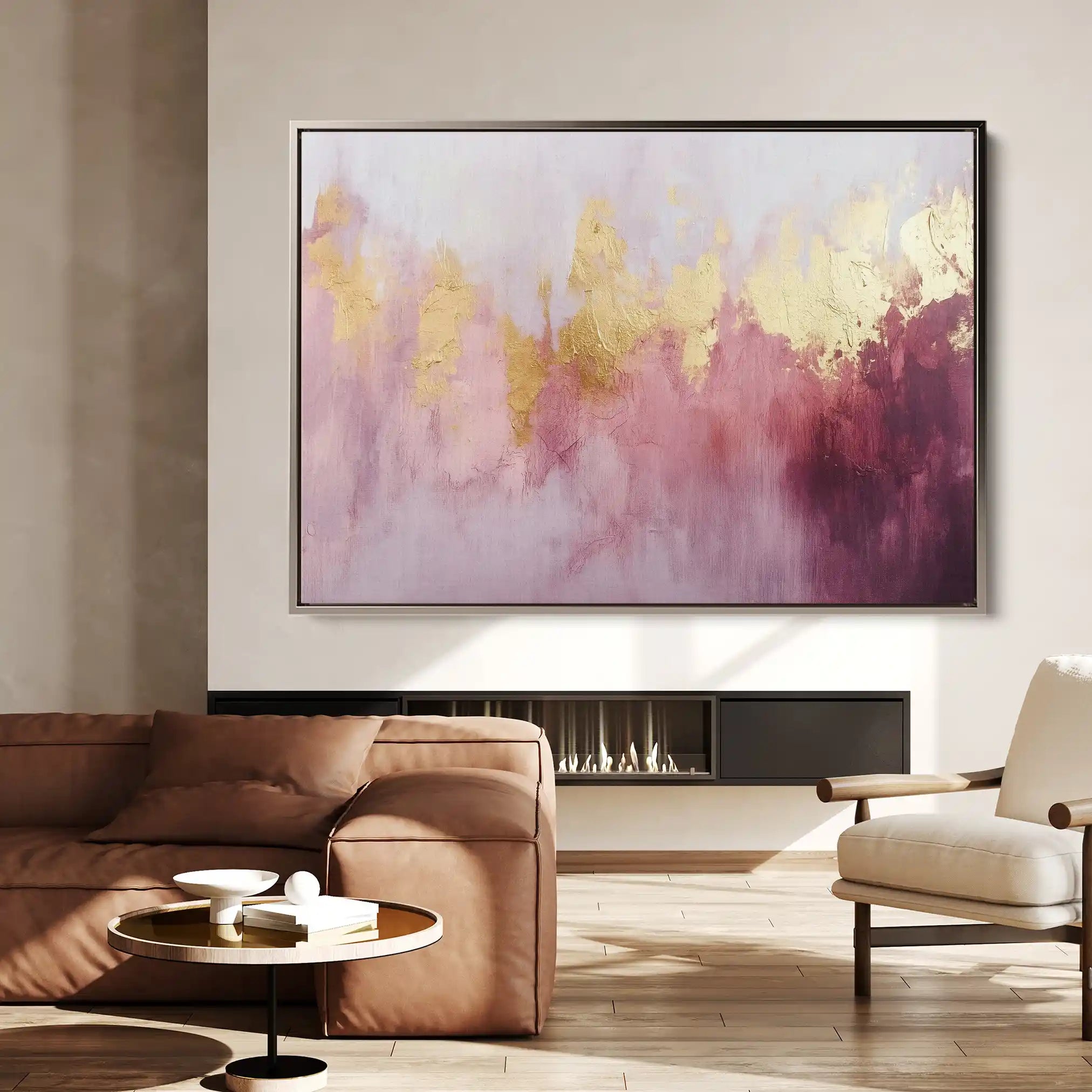 Abstract 494 Canvas Art 60 x 40 cm / Black