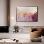 Abstract 494 Canvas Art 60 x 40 cm / Black