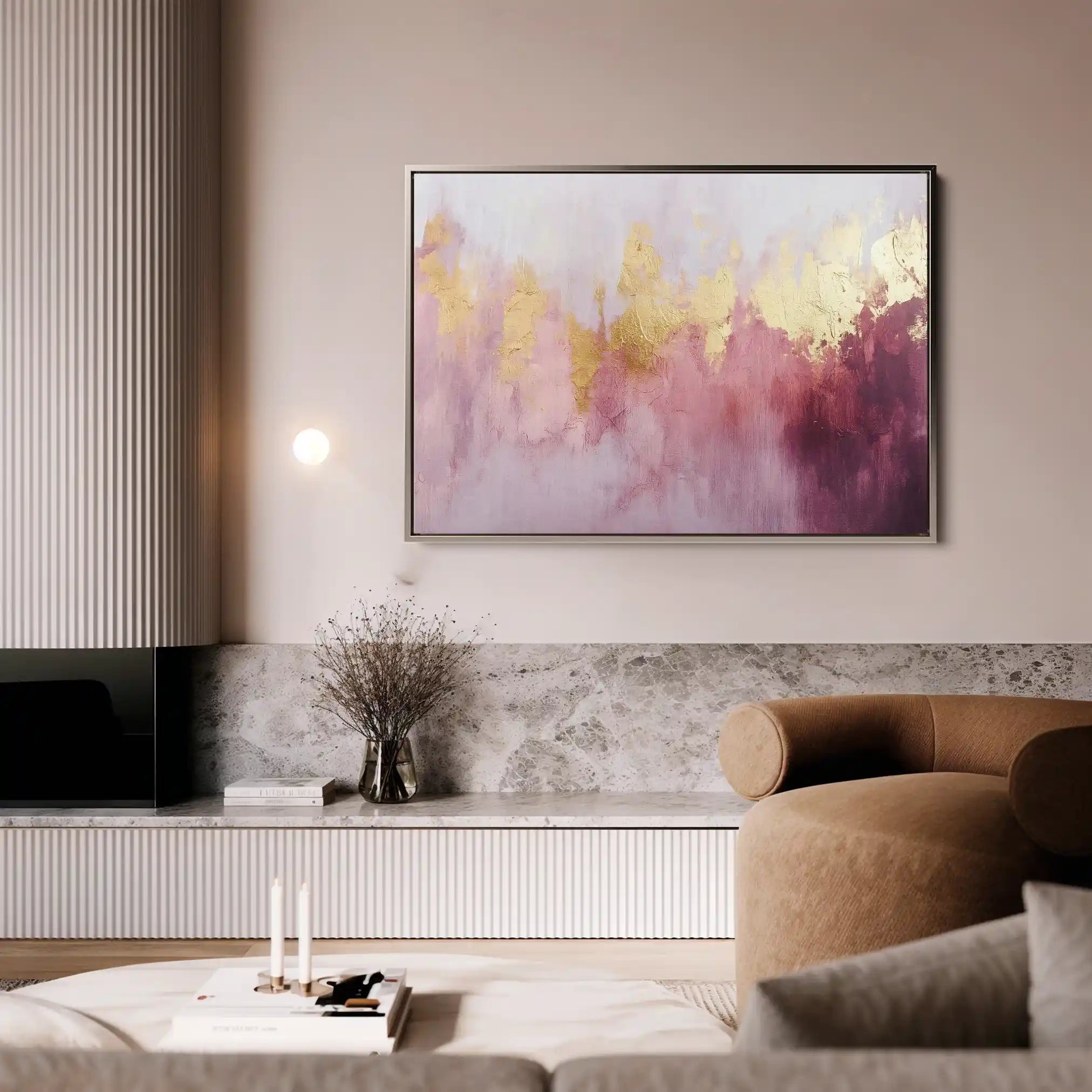 Abstract 494 Canvas Art 60 x 40 cm / Black