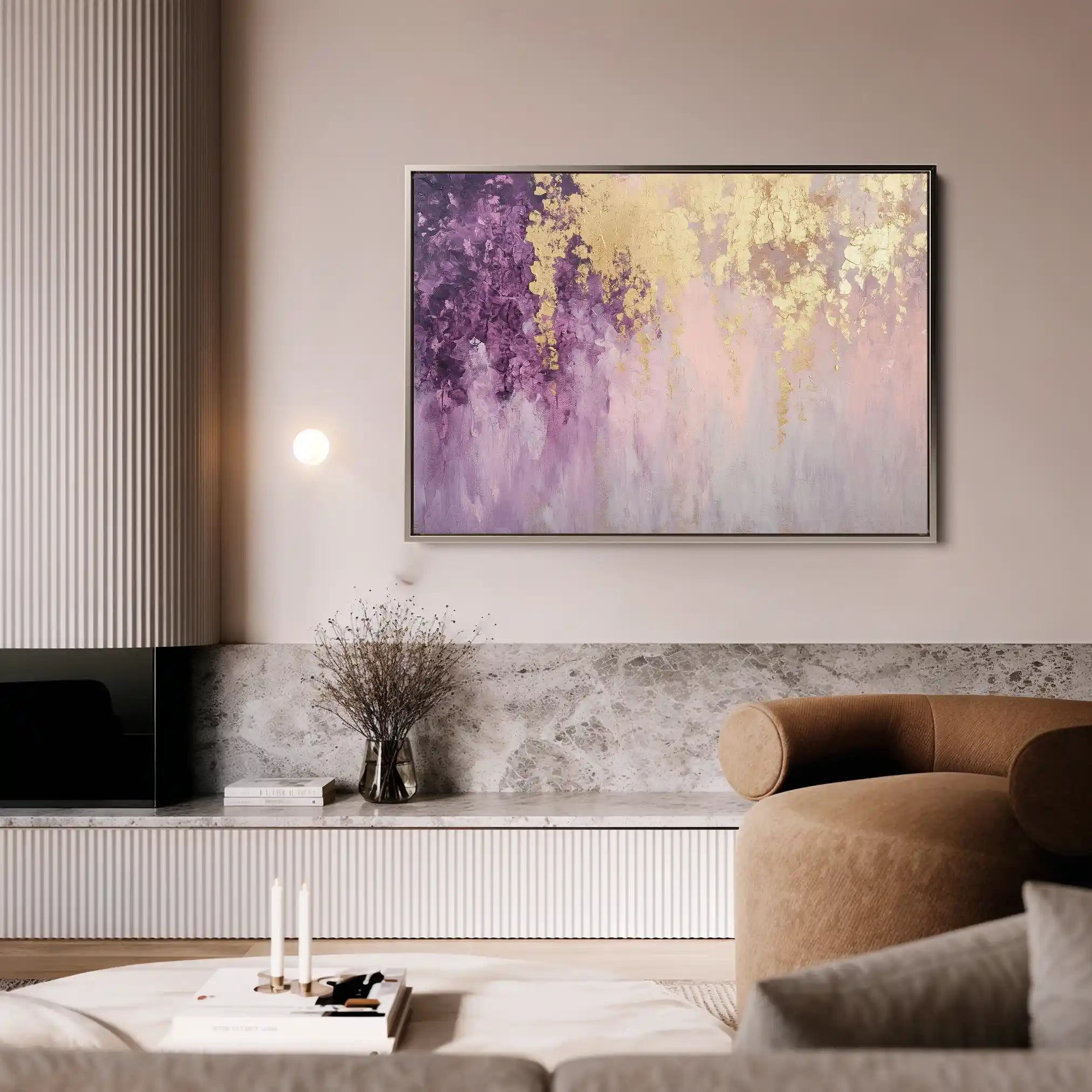Abstract 495 Canvas Art 60 x 40 cm / Black